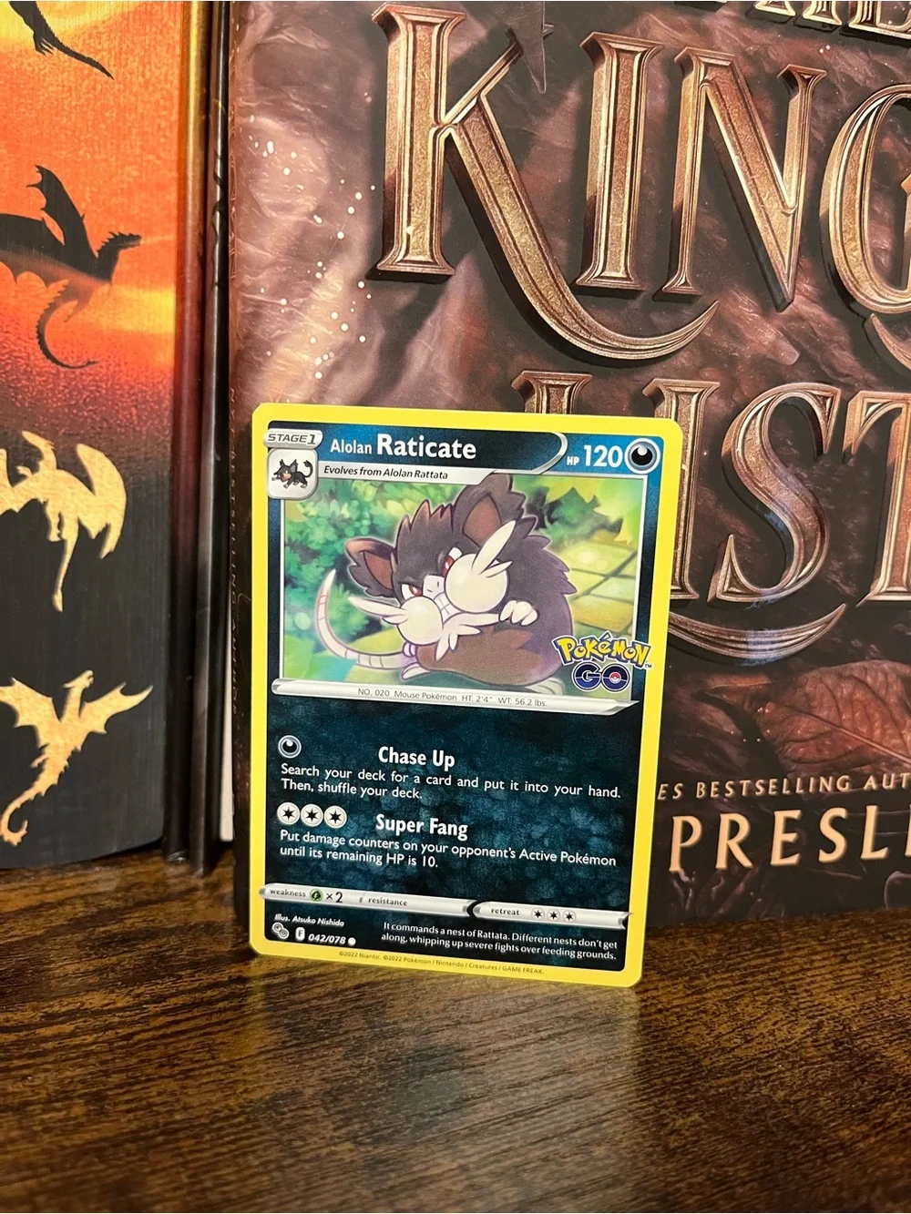 Pokémon TCG: Alolan Raticate Go Stamped  Card 042/078